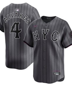 Francisco Alvarez New York Mets Nike City Connect Limited Jersey - Gray