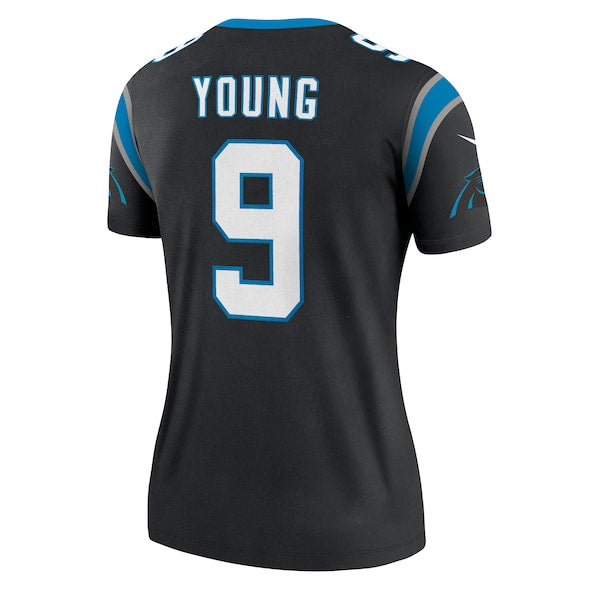 Bryce Young Carolina Panthers Nike Women's Legend Jersey - Black - Image 3