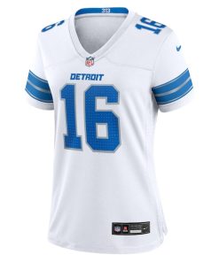 Alternative view of Jared Goff Detroit Lions Nike Women's Game Jersey - White