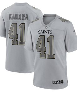 Alvin Kamara New Orleans Saints Nike Atmosphere Fashion Game Jersey - Gray