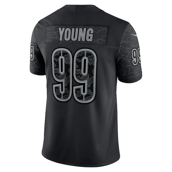 Chase Young Washington Commanders Nike RFLCTV Limited Jersey - Black - Image 6