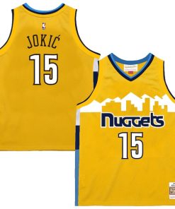Nikola Jokic Denver Nuggets  2017-18 Swingman Jersey - Yellow
