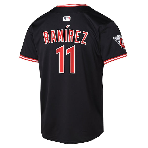 Jose Ramirez Cleveland Guardians Nike Youth Alternate Limited Player Jersey - Pitch Blue/White - Image 6