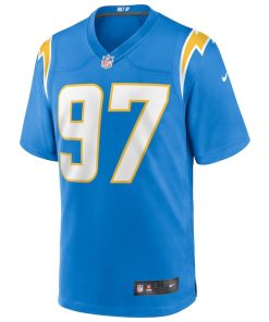 Alternative view of Joey Bosa Los Angeles Chargers Nike Game Player Jersey - Powder Blue