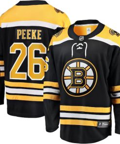 Andrew Peeke Boston Bruins  Home Breakaway Jersey - Black
