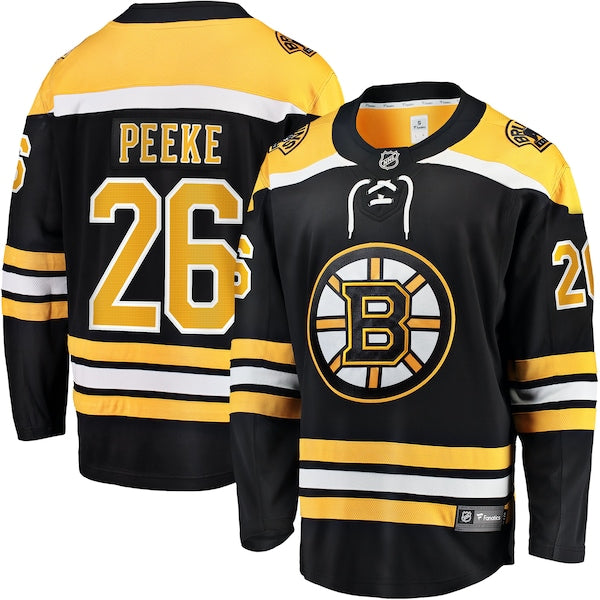 Andrew Peeke Boston Bruins Home Breakaway Jersey - Black