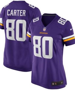 Cris Carter Minnesota Vikings Nike Women's Game Retired Player Jersey - Purple