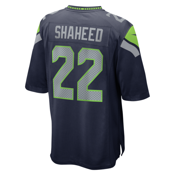 Rashid Shaheed Seattle Seahawks Nike Team Game Jersey - College Navy/Royal/White - Image 4