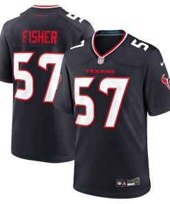 Blake Fisher Houston Texans Nike Team Game Jersey -  Navy