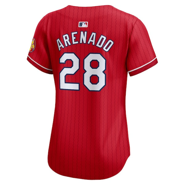 Nolan Arenado St. Louis Cardinals Nike Women's 2024 City Connect Limited Player Jersey - Red - Image 3