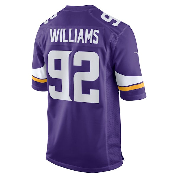 Jonah Williams Minnesota Vikings Nike Team Game Jersey - Purple - Image 3