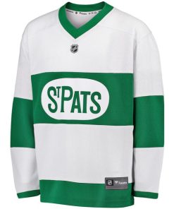 Alternative view of Toronto Maple Leafs  Youth Away Replica Blank Jersey - White