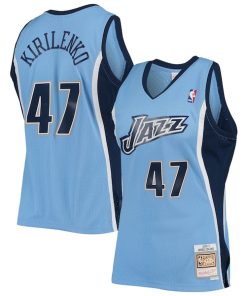 Andrei Kirilenko Utah Jazz 2009/10 Hardwood Classics Swingman Jersey - Powder Blue