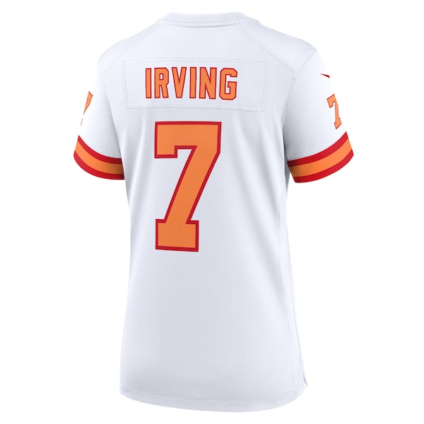 Bucky Irving '76 Tampa Bay Buccaneers Nike Women's Game Jersey - White/Red/Orange - Image 4