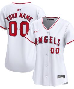 Los Angeles Angels Nike Women's Home Limited Custom Jersey - White