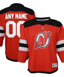 New Jersey Devils Youth Replica Custom Jersey - Red