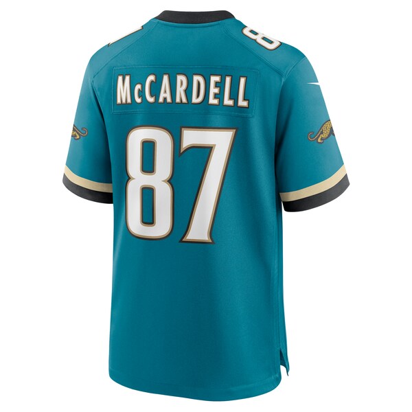 Keenan McCardell Jacksonville Jaguars Nike Prowler Throwback Retired Player Game Jersey - Teal - Image 3