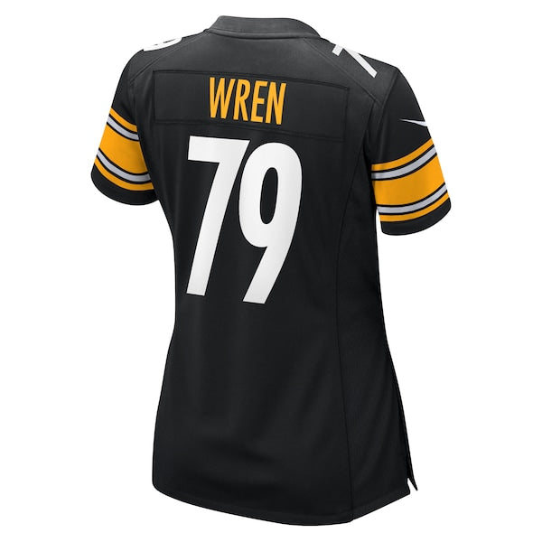 Renell Wren Pittsburgh Steelers Nike Women's Game Jersey - Black - Image 3