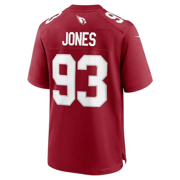 Justin Jones Arizona Cardinals Nike Team Game Jersey - Cardinal - Image 4
