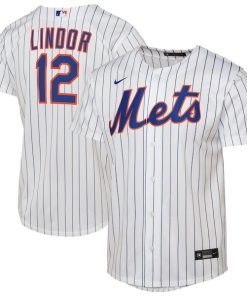 Francisco Lindor New York Mets Nike Youth Home Replica Player Jersey - White