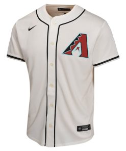 Alternative view of Corbin Carroll Arizona Diamondbacks Nike Youth Home Game Player Jersey - White