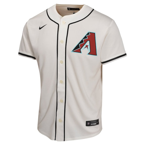 Corbin Carroll Arizona Diamondbacks Nike Youth Home Game Player Jersey - White - Image 2