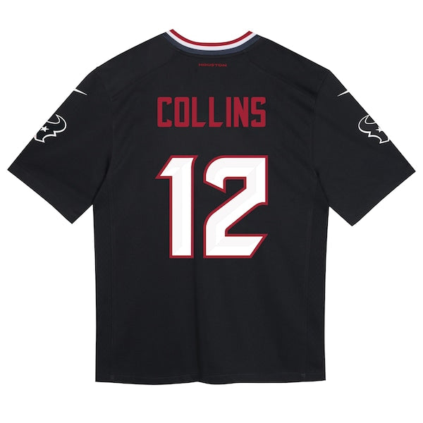 Nico Collins Houston Texans Nike Preschool Team Player Game Jersey - Navy - Image 3