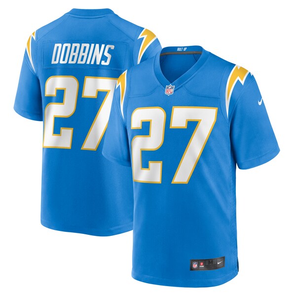 J.K. Dobbins Los Angeles Chargers Nike Team Game Jersey - Powder Blue