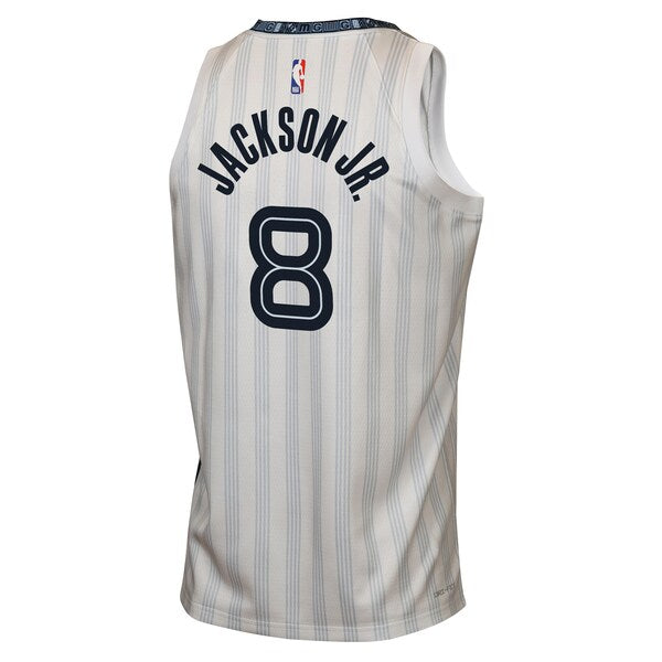 Jaren Jackson Jr. Memphis Grizzlies Nike Youth 2025/26 City Edition Swingman Jersey - White - Image 3
