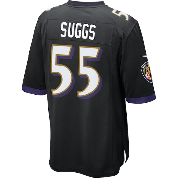 Baltimore Ravens Terrell Suggs Nike Black Alternate Game Jersey - Image 3