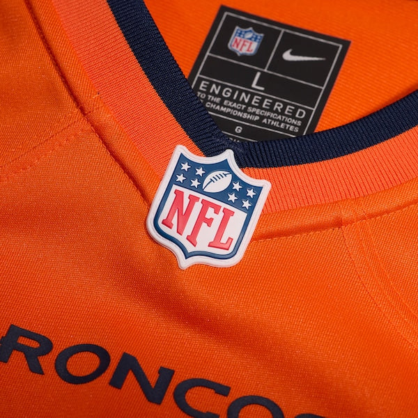 J.K. Dobbins Denver Broncos Nike Team Game Jersey - Orange - Image 2