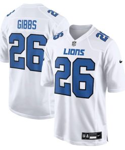 Jahmyr Gibbs Detroit Lions Nike Tundra Fashion Game Jersey - White