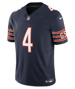 Alternative view of Eddie Jackson Chicago Bears Nike Vapor F.U.S.E. Limited Jersey - Navy