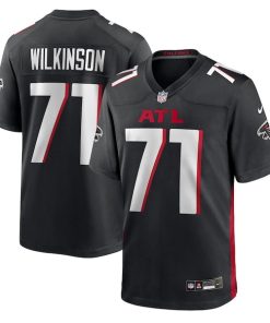 Elijah Wilkinson Atlanta Falcons Nike Team Game Jersey -  Black