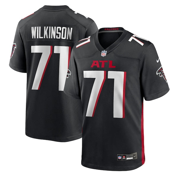 Elijah Wilkinson Atlanta Falcons Nike Team Game Jersey - Black