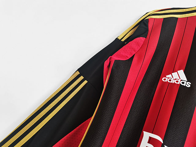 AC Milan Long Sleeve 2013-14 Vintage Jersey - Image 8
