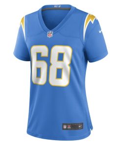 Alternative view of Jamaree Salyer Los Angeles Chargers Nike Women's Game Player Jersey - Powder Blue