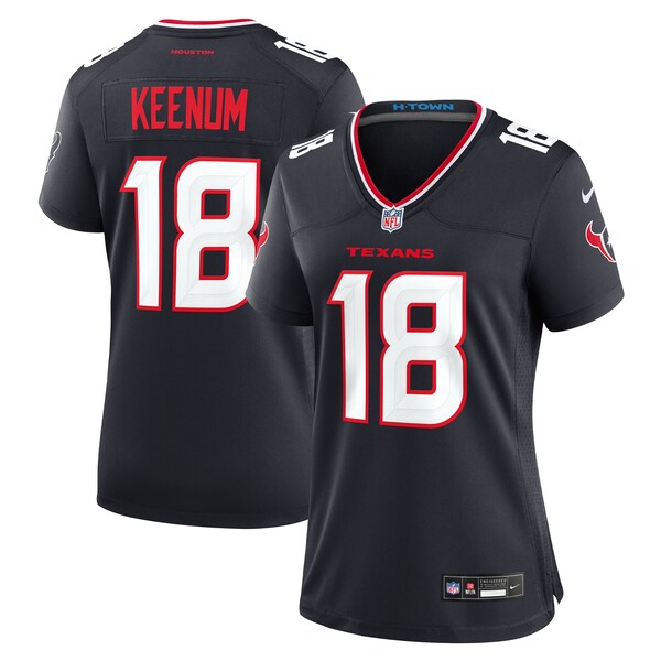 Case Keenum Houston Texans Nike Women's Team Game Jersey - Navy - Image 2