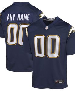 Los Angeles Chargers Nike Youth Alternate Super Chargers Game Custom Jersey - Navy/Gold
