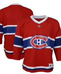 Alternative view of Montreal Canadiens Youth Replica Jersey - Red