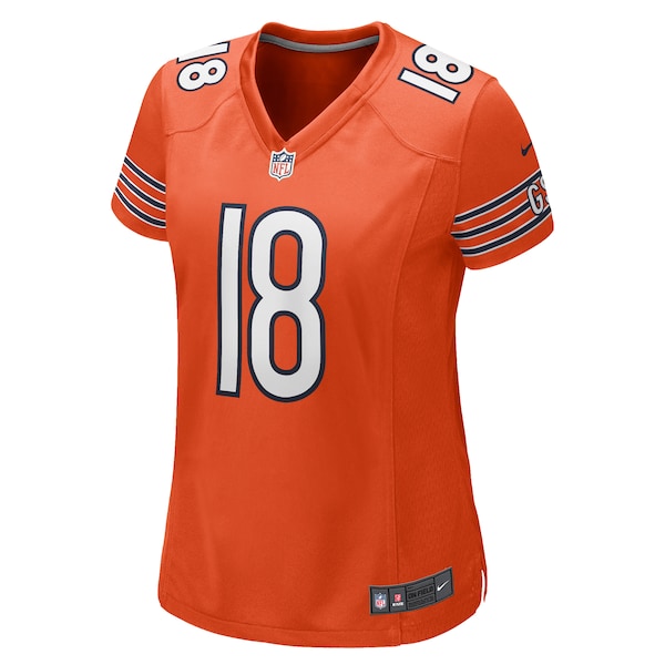 Caleb Williams Chicago Bears Nike Women's Alternate 2024 NFL Draft Game Jersey - Orange - Image 2