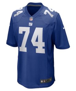 Alternative view of Greg Van Roten New York Giants Nike Team Game Jersey -  Royal