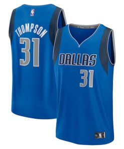 Klay Thompson Dallas Mavericks  Youth Fast Break Replica Player Jersey - Icon Edition - Blue