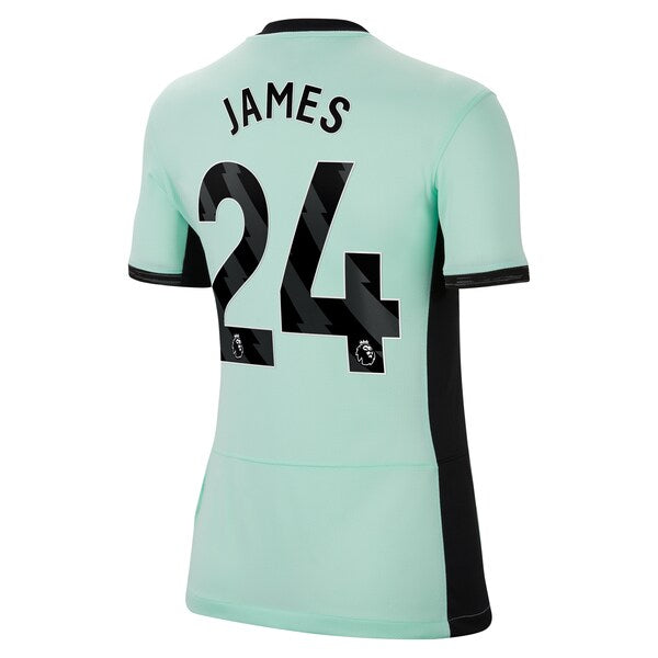 Reece James Chelsea Nike Women's 2023/24 Third Stadium Replica Player Jersey - Mint - Image 3