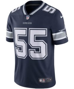 Alternative view of Leighton Vander Esch Dallas Cowboys Nike Vapor Limited Jersey - Navy