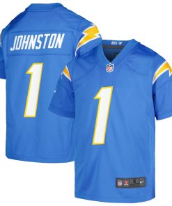 Quentin Johnston Los Angeles Chargers Nike Youth Game Jersey - Powder Blue