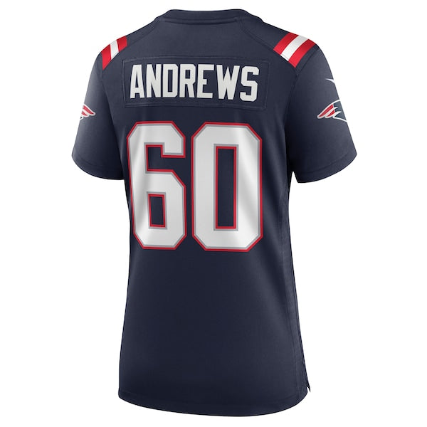 David Andrews New England Patriots Nike Women's Game Jersey - Navy - Image 3