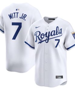 Bobby Witt Jr. Kansas City Royals Nike Youth Home Limited Player Jersey - White