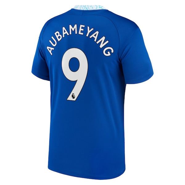 Pierre-Emerick Aubameyang Chelsea Nike 2022/23 Home Breathe Stadium Replica Player Jersey - Blue - Image 3