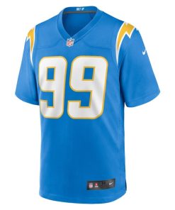 Alternative view of Scott Matlock Los Angeles Chargers Nike Team Game Jersey - Powder Blue